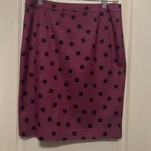 Like new, pencil skirt with back slit zipper